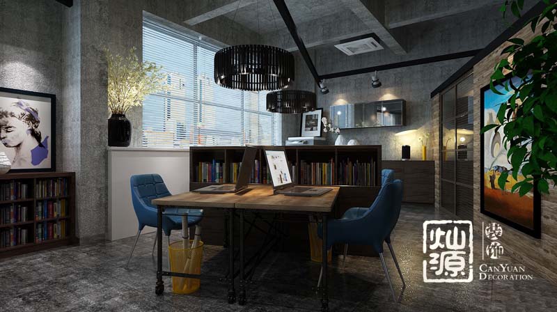 美麗城·創(chuàng)投中心南寧工業(yè)風(fēng)辦公室設(shè)計(jì)案例賞析