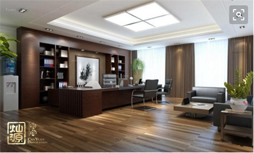 寫字樓設計裝修經理室圖 寫字樓設計裝修經理室圖