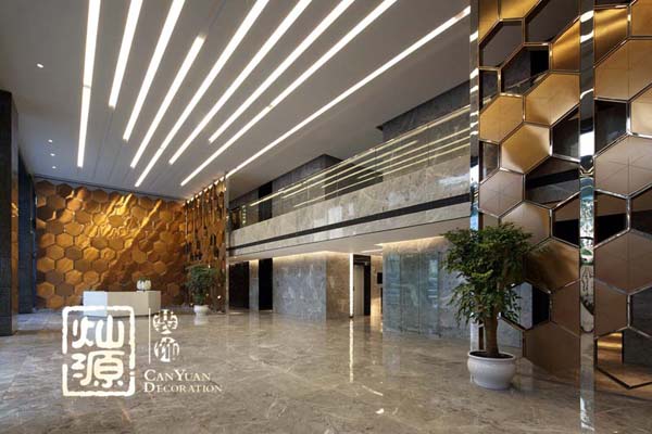 廣西九洲國(guó)際南寧辦公樓裝修案例賞析-燦源裝飾