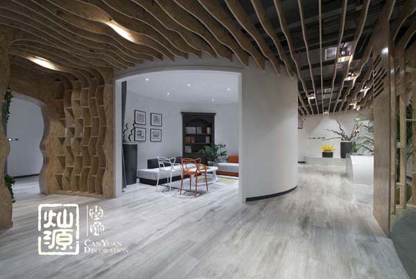 麒麟商務(wù)大廈南寧外資企業(yè)辦公室裝修案例-燦源裝飾