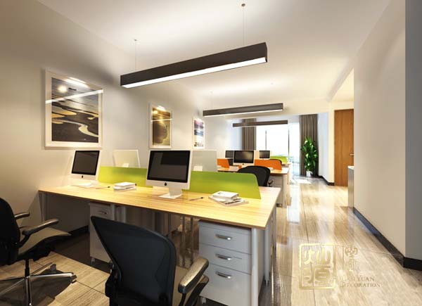 大唐國際中心南寧外資企業(yè)辦公室裝修案例賞析