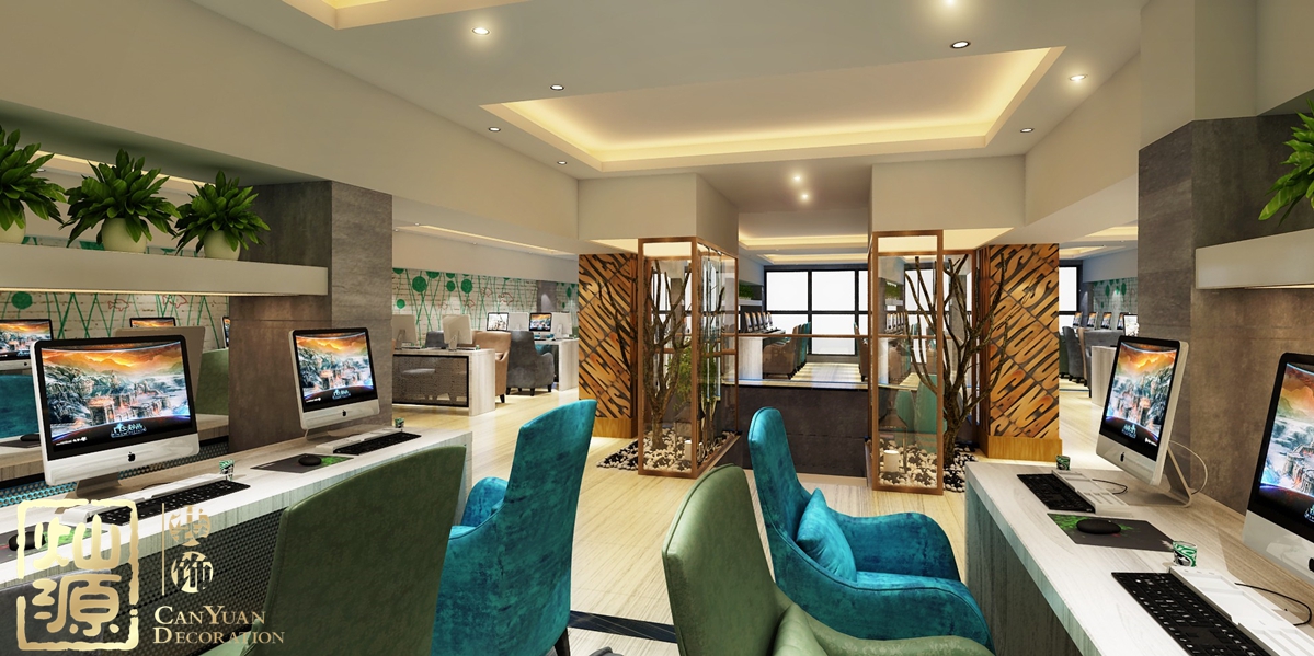 南寧網咖裝修公司效果圖 南寧網咖裝修公司效果圖