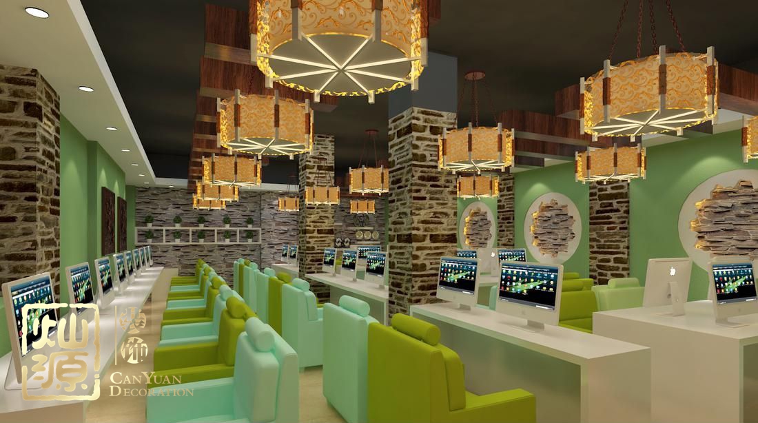 南寧網咖裝修公司設計圖 南寧網咖裝修公司設計圖